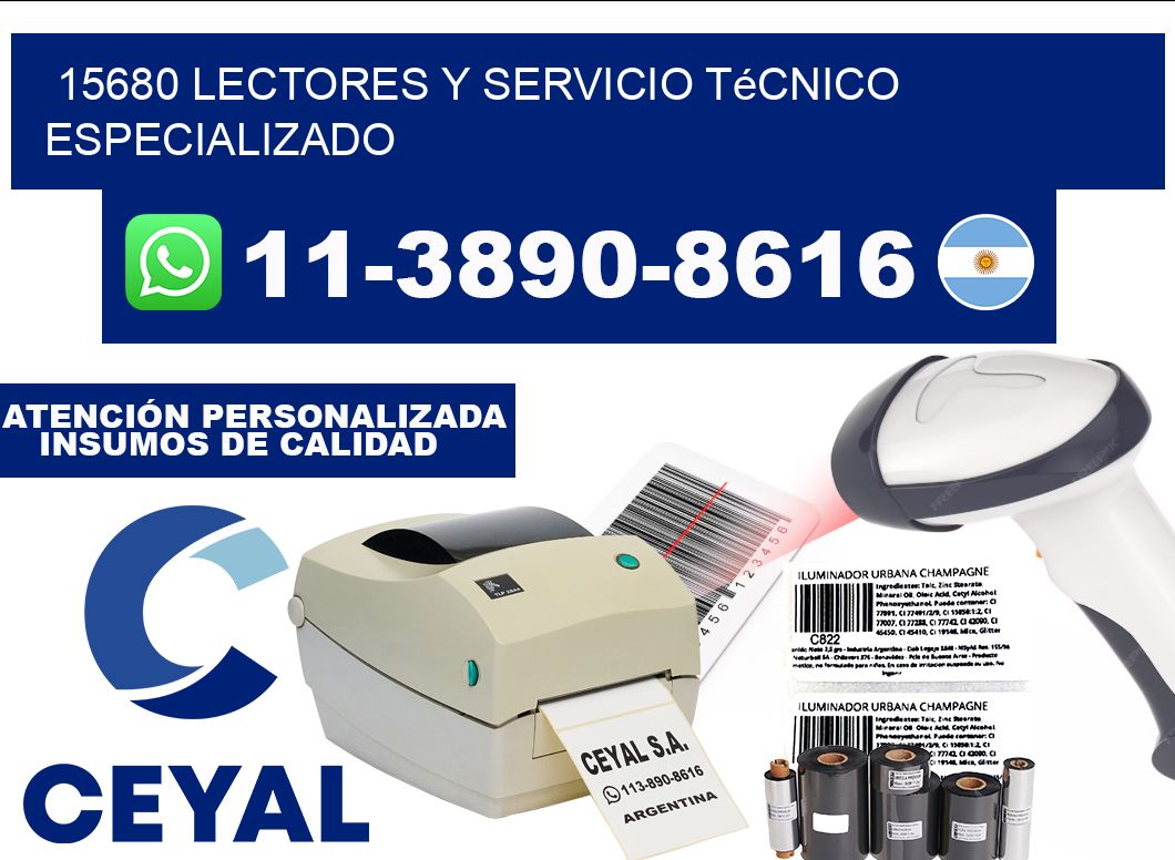 15680 Lectores y Servicio Técnico Especializado