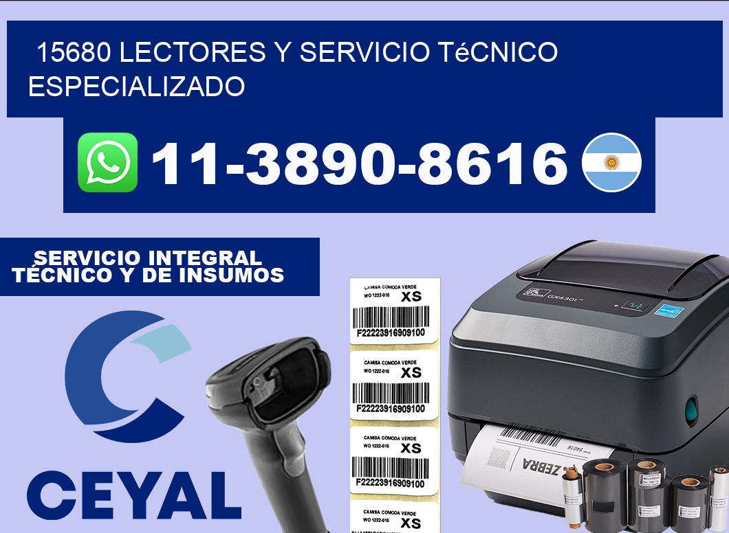 15680 Lectores y Servicio Técnico Especializado