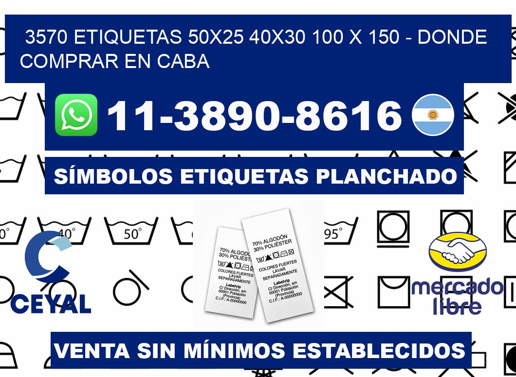 3570 etiquetas 50x25 40x30 100 x 150 - Donde Comprar en Caba