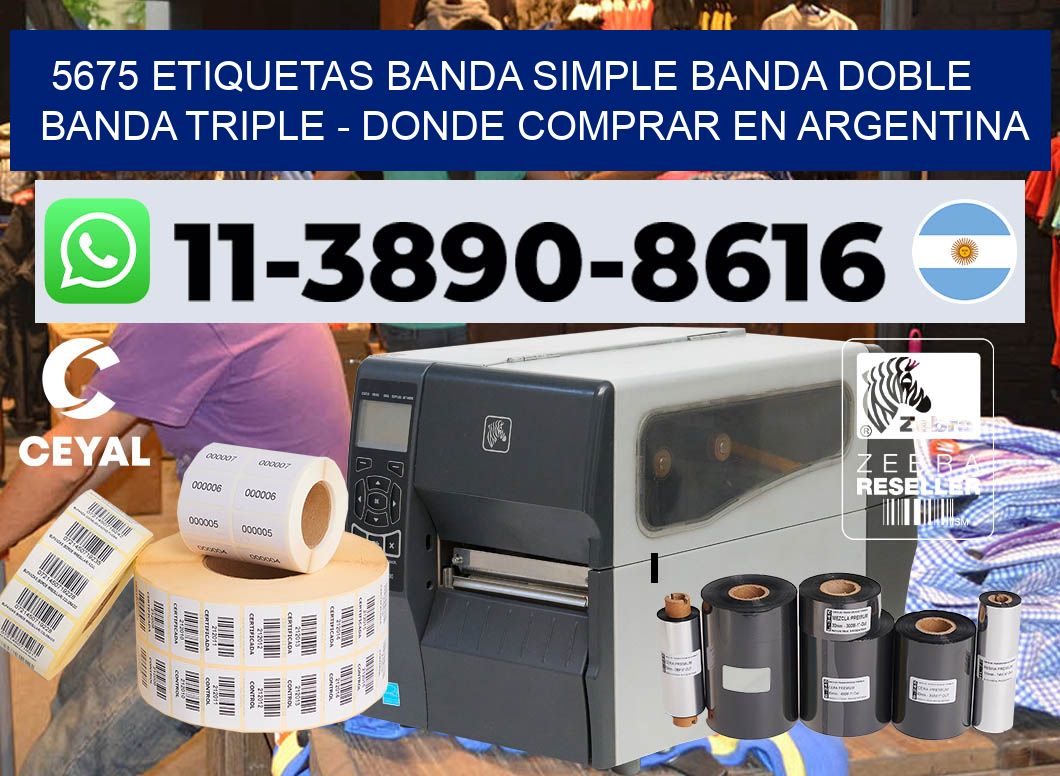 5675 etiquetas banda simple banda doble banda triple – Donde Comprar en Argentina
