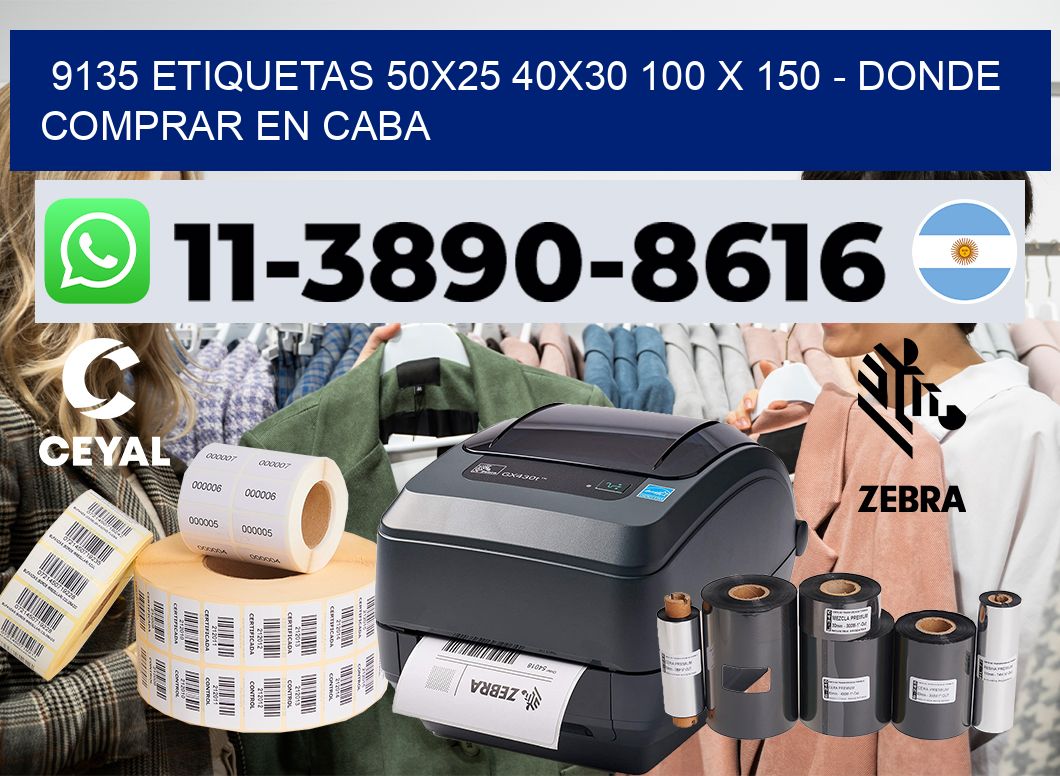 9135 etiquetas 50×25 40×30 100 x 150 – Donde Comprar en Caba