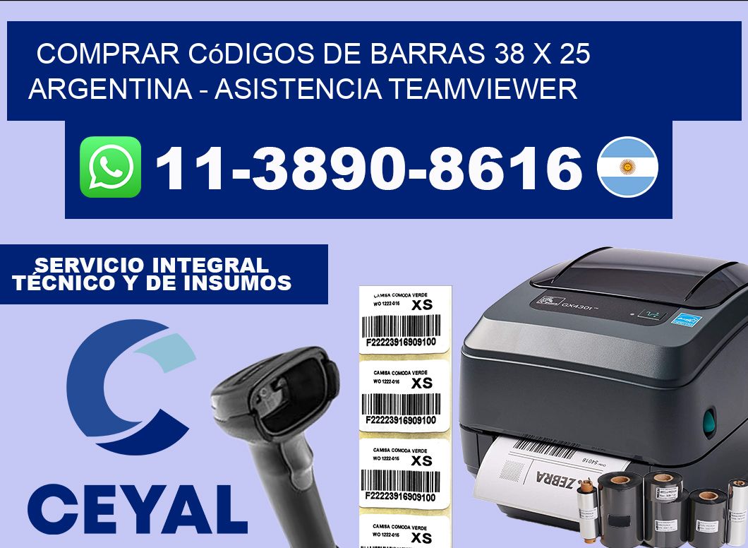 Comprar códigos de barras 38 x 25 argentina – asistencia teamviewer