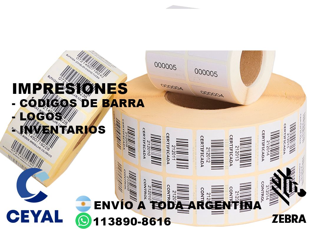 Comprar códigos de barras 53 x 40 donde están soluciones etiquetado!