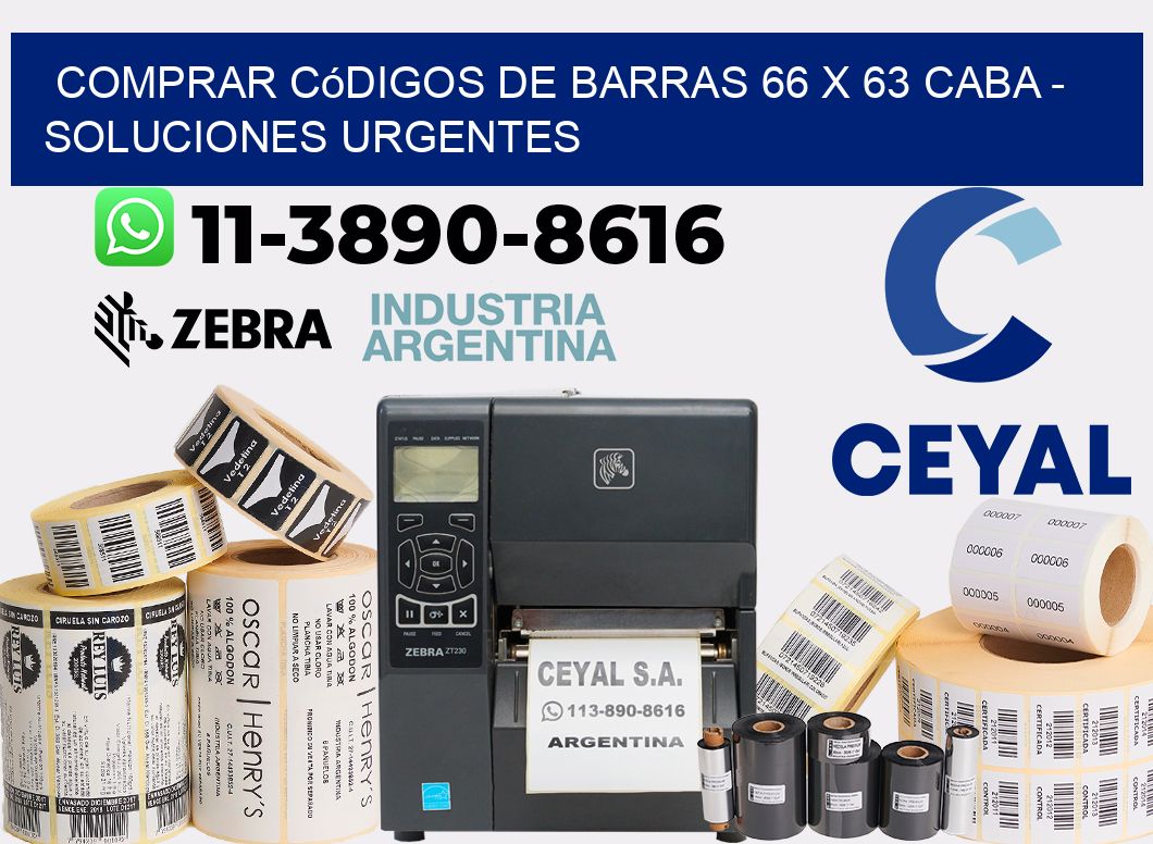Comprar códigos de barras 66 x 63 CABA - soluciones urgentes