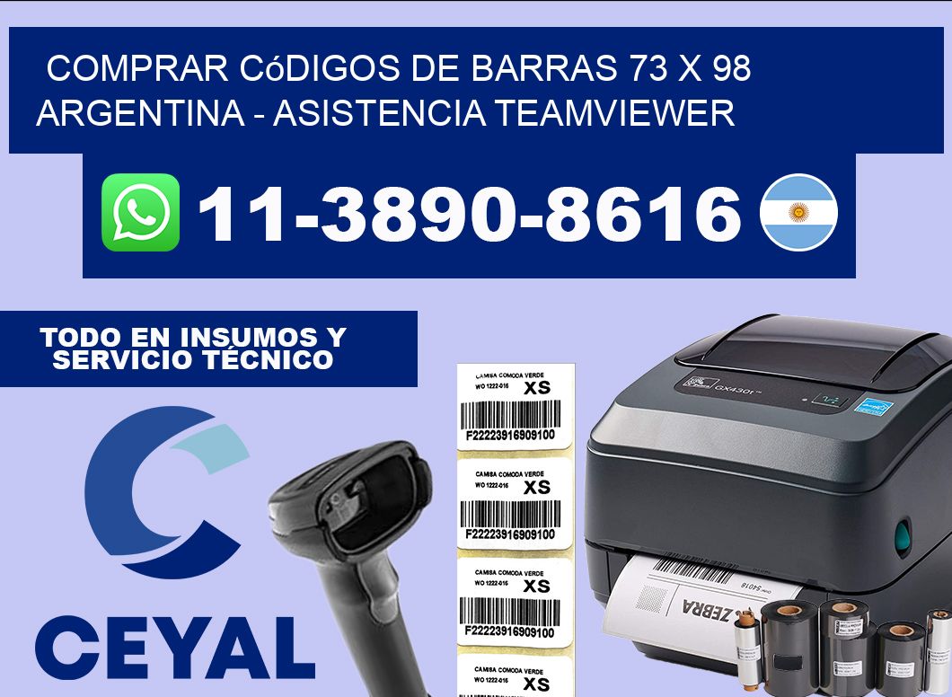 Comprar códigos de barras 73 x 98 argentina – asistencia teamviewer