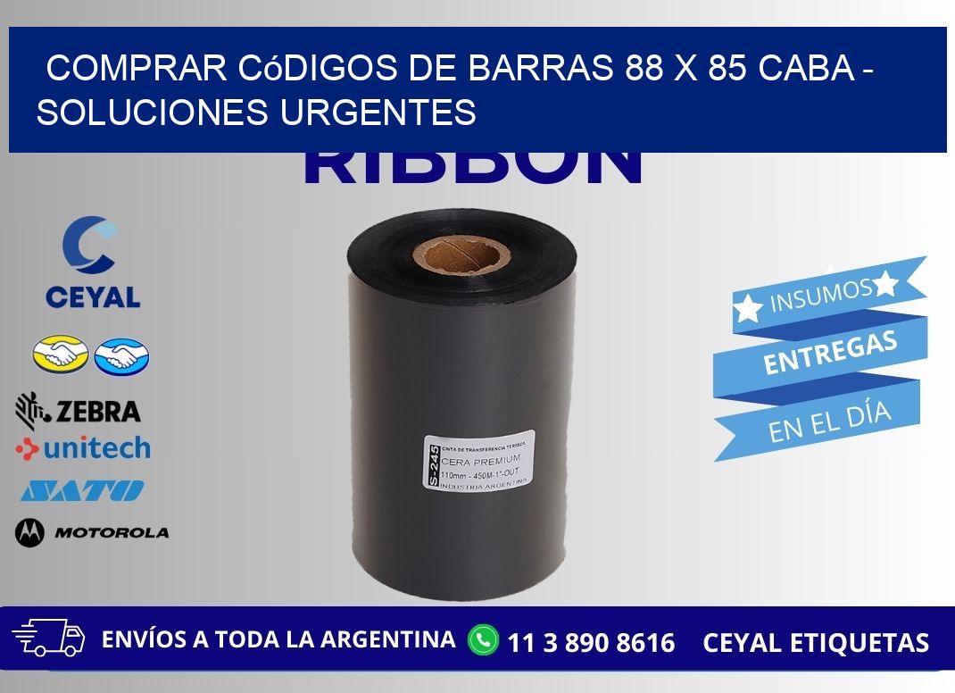 Comprar códigos de barras 88 x 85 CABA - soluciones urgentes