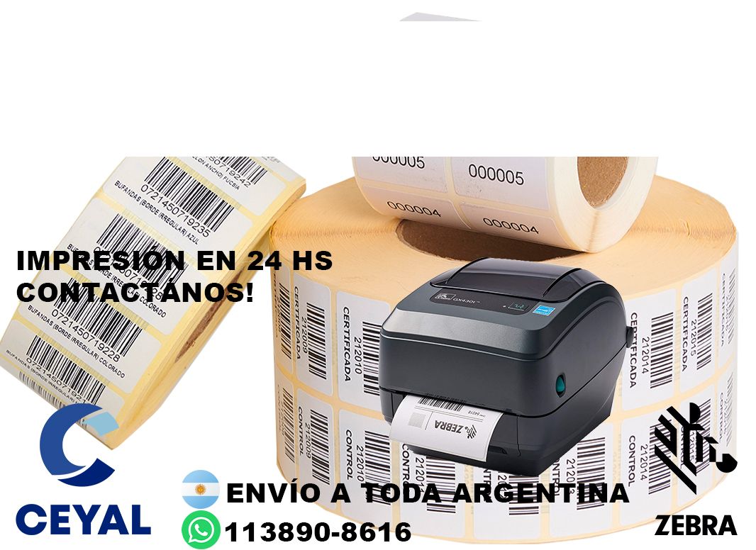 Donde Comprar etiquetas alimentos 82 x 64 en TODO EL PAIS? Buenos Aires - Stock permanente