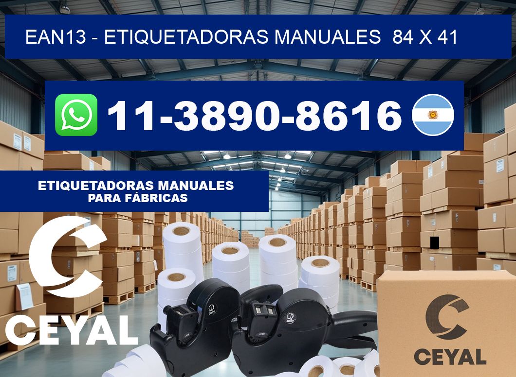 ean13 – Etiquetadoras Manuales  84 x 41