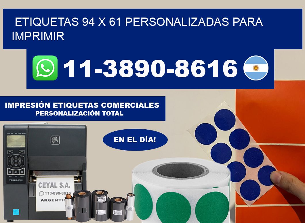 etiquetas 94 x 61 personalizadas para imprimir