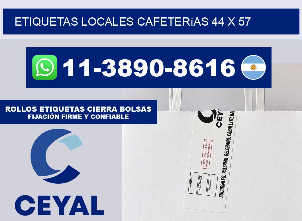 etiquetas locales cafeterías 44 x 57