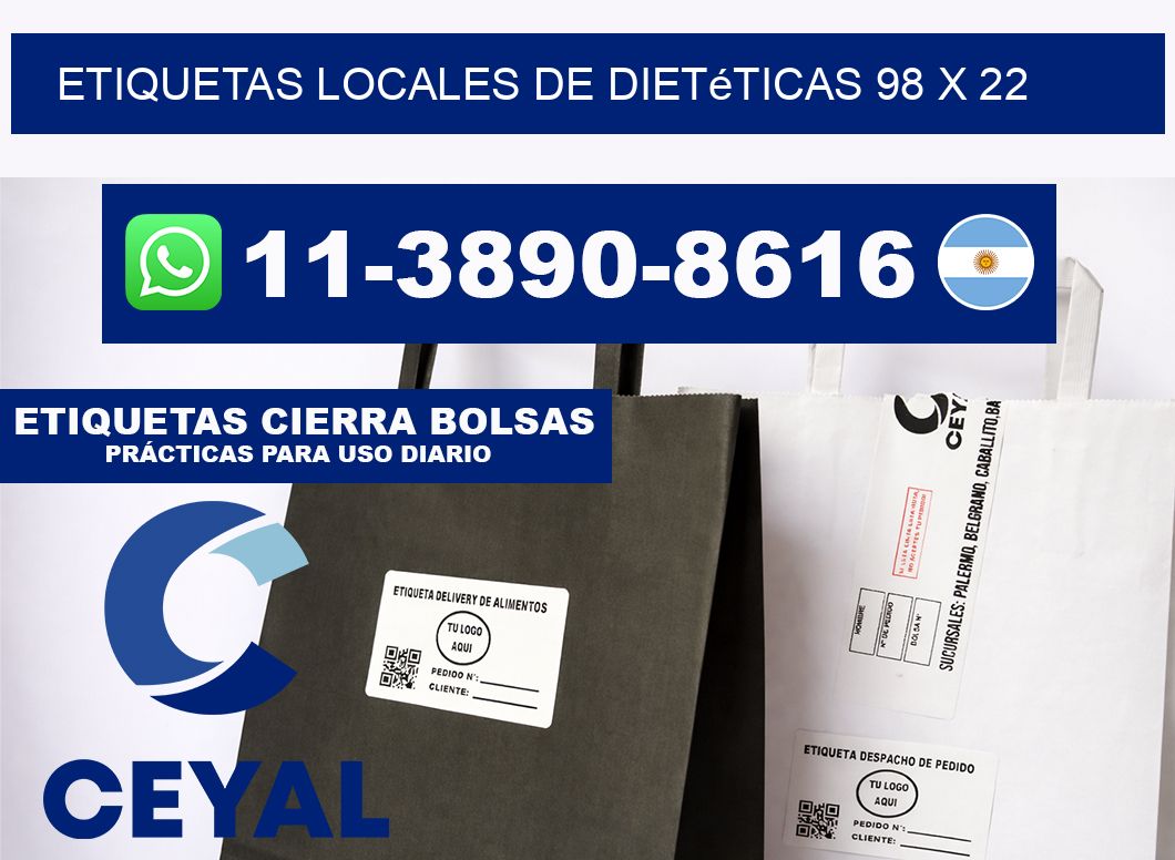 etiquetas locales de dietéticas 98 x 22