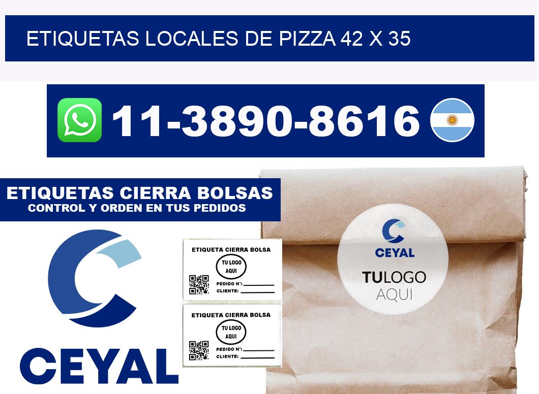etiquetas locales de pizza 42 x 35