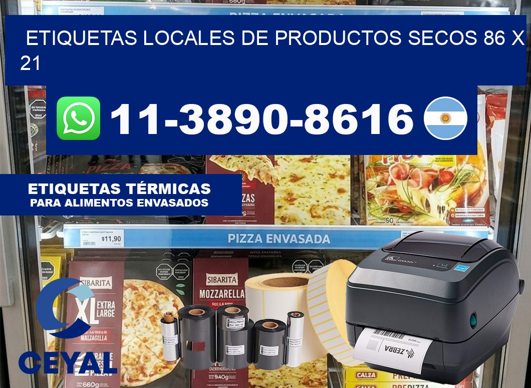 etiquetas locales de productos secos 86 x 21