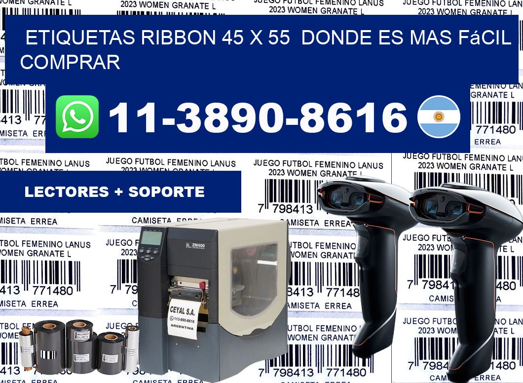etiquetas ribbon 45 x 55  Donde es mas fácil comprar