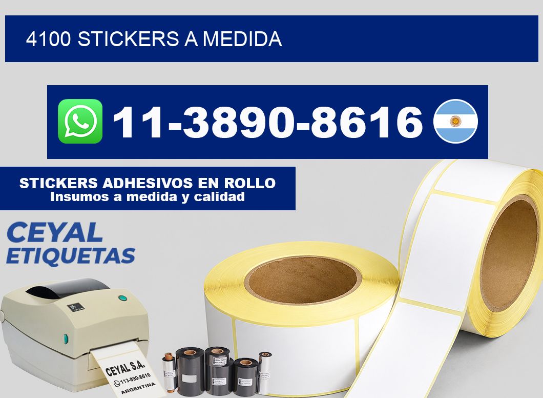 4100 stickers a medida