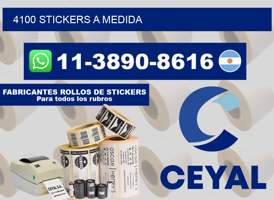 4100 stickers a medida