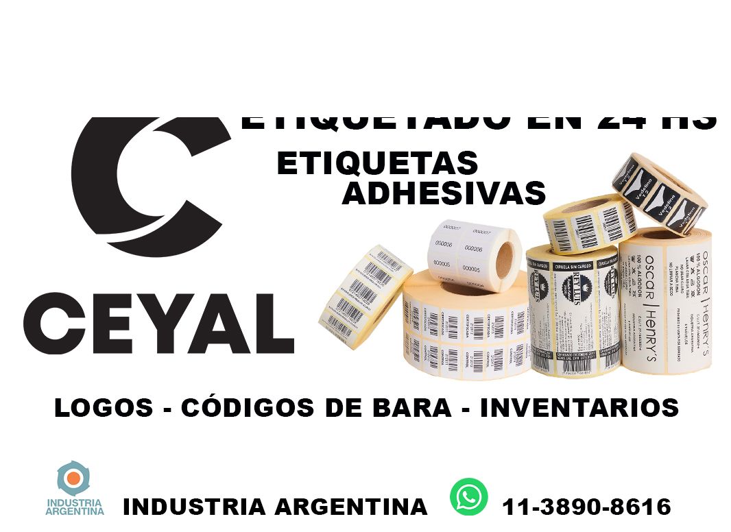 Cómo fabricar rollos de etiquetas adhesivas 74 x 43 ?