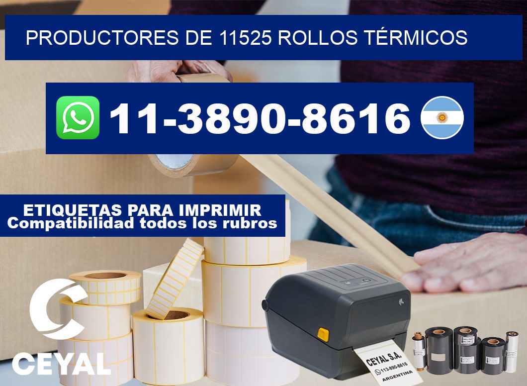 PRODUCTORES DE 11525 ROLLOS TÉRMICOS