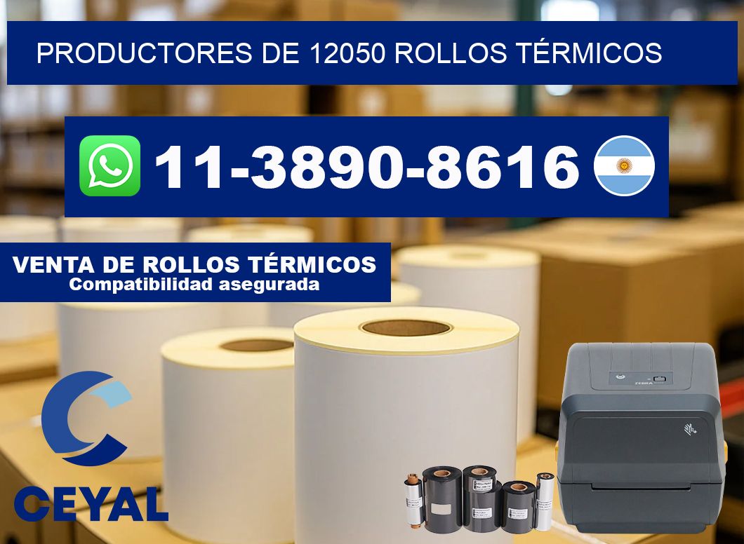 PRODUCTORES DE 12050 ROLLOS TÉRMICOS