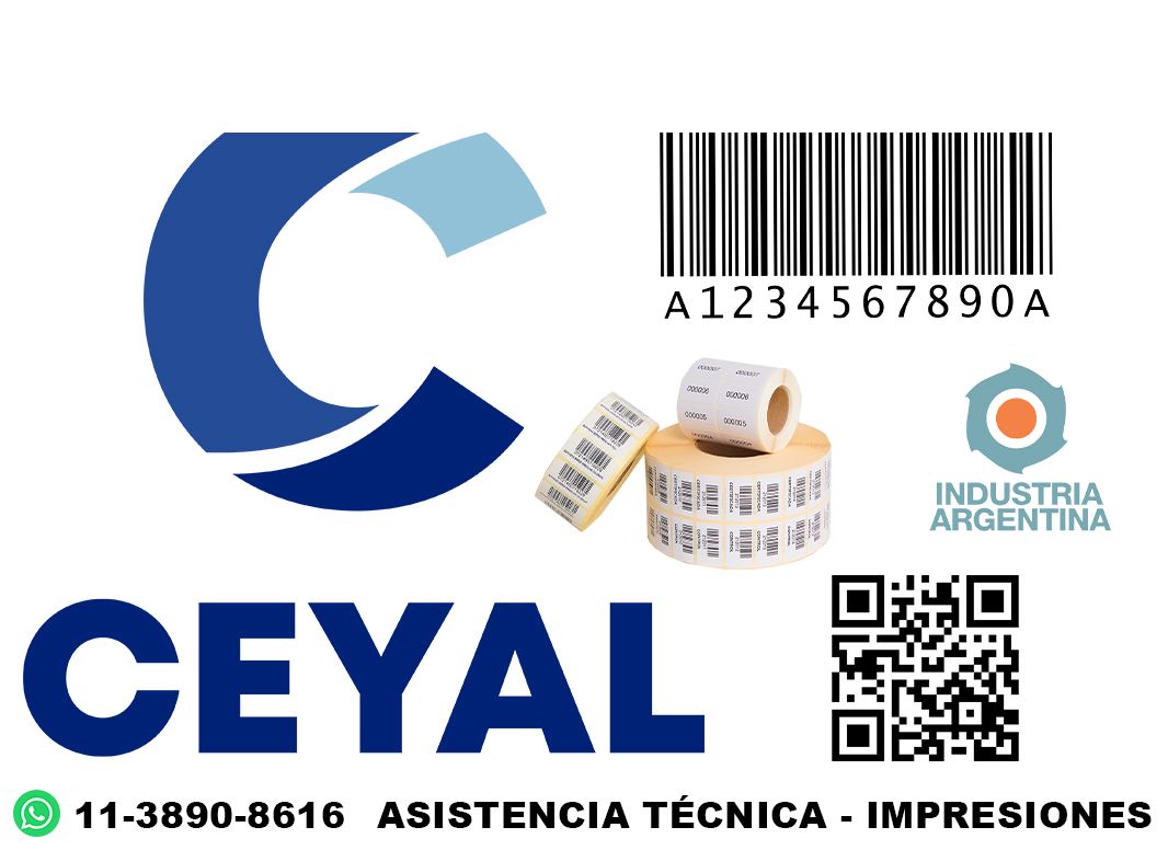 ayuda para hacer etiquetas 57 x 20?
