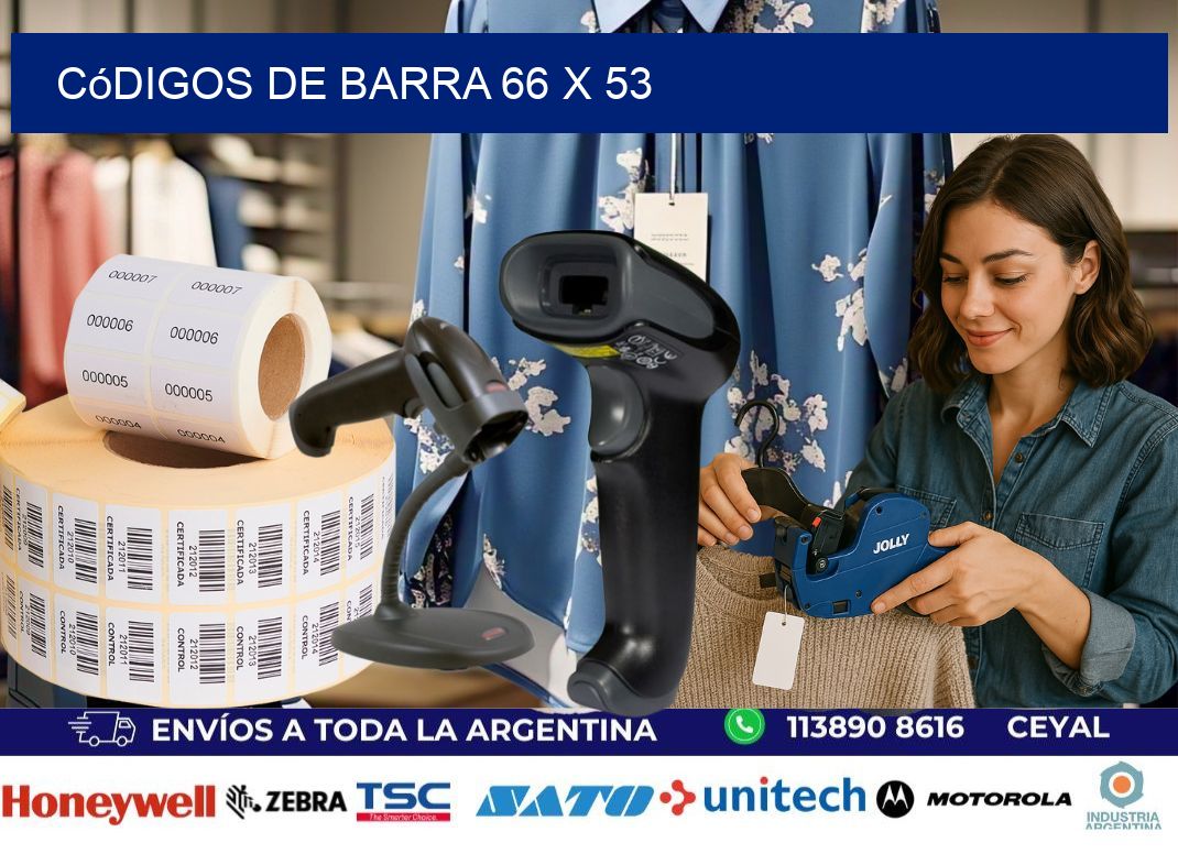 códigos de barra 66 x 53