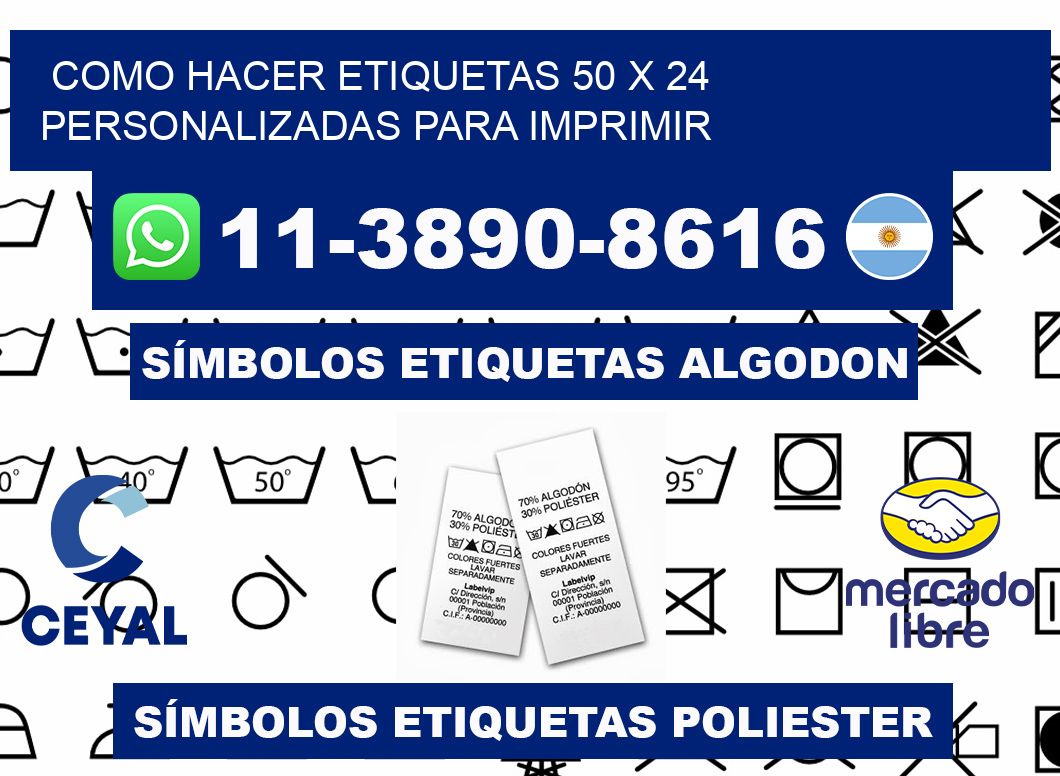 como hacer etiquetas 50 x 24 personalizadas para imprimir