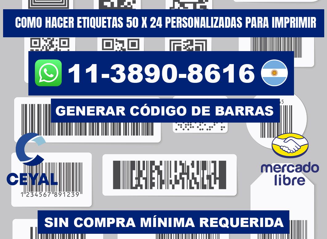 como hacer etiquetas 50 x 24 personalizadas para imprimir