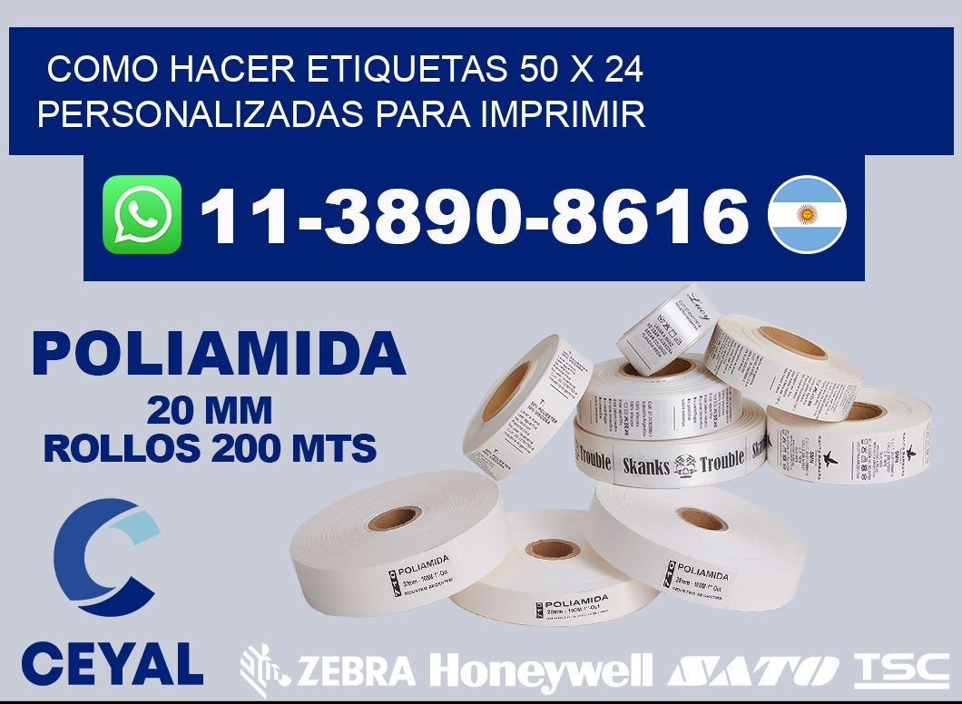 como hacer etiquetas 50 x 24 personalizadas para imprimir