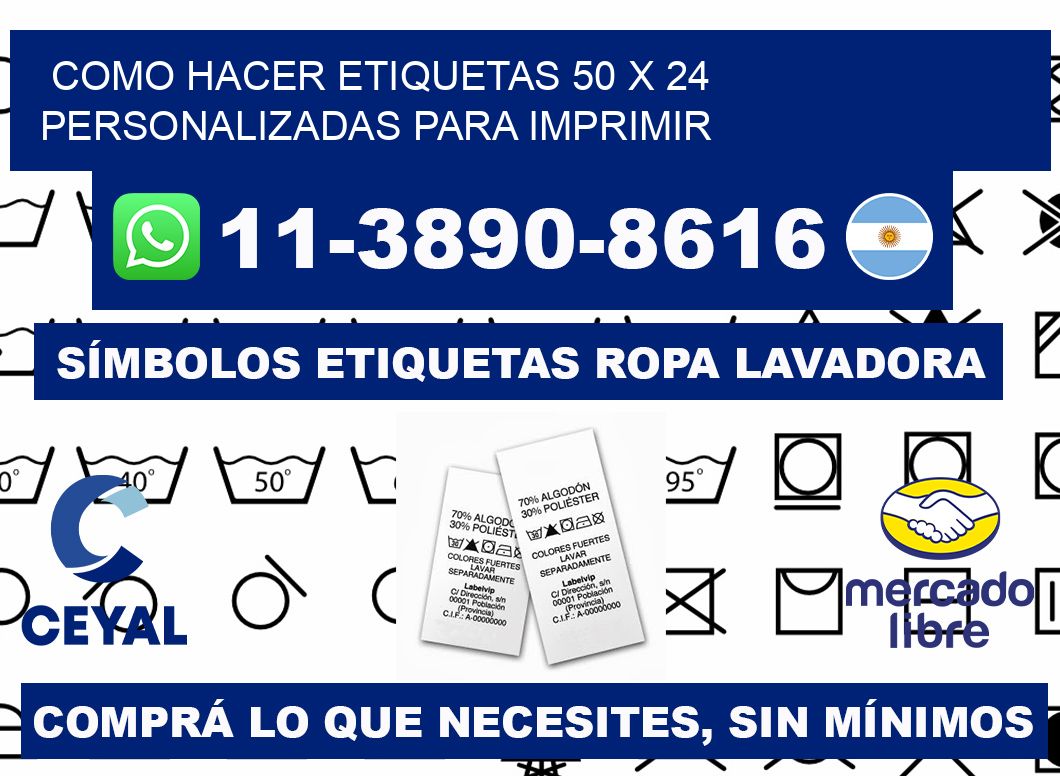 como hacer etiquetas 50 x 24 personalizadas para imprimir
