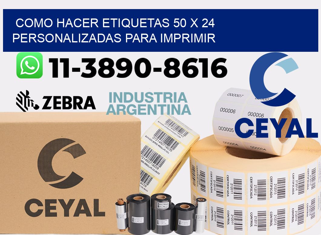 como hacer etiquetas 50 x 24 personalizadas para imprimir