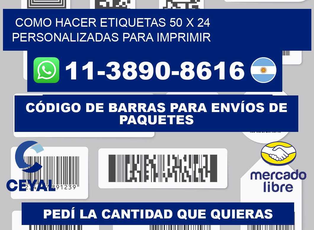 como hacer etiquetas 50 x 24 personalizadas para imprimir