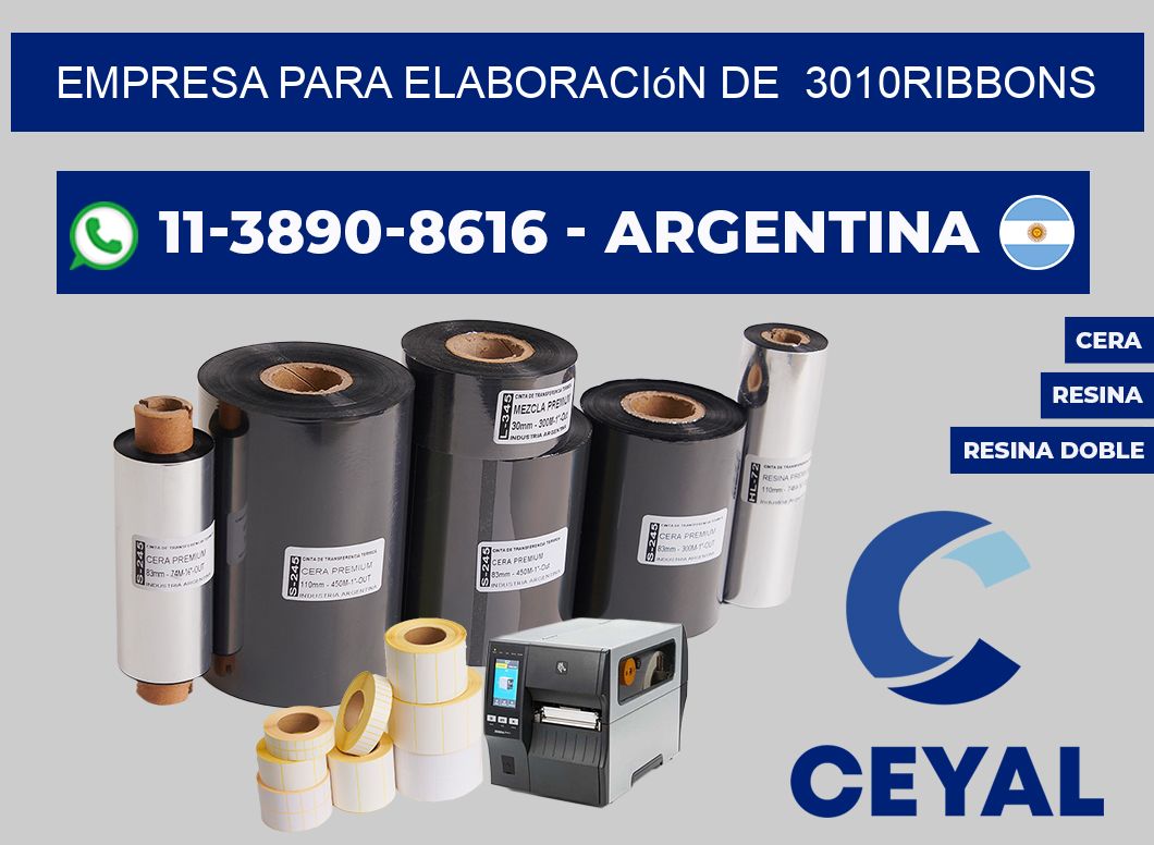 empresa para elaboración de 3010ribbons