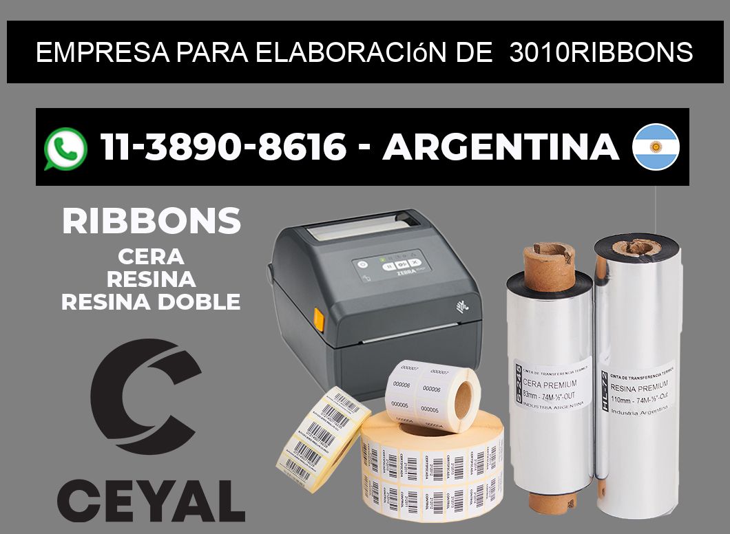 empresa para elaboración de 3010ribbons