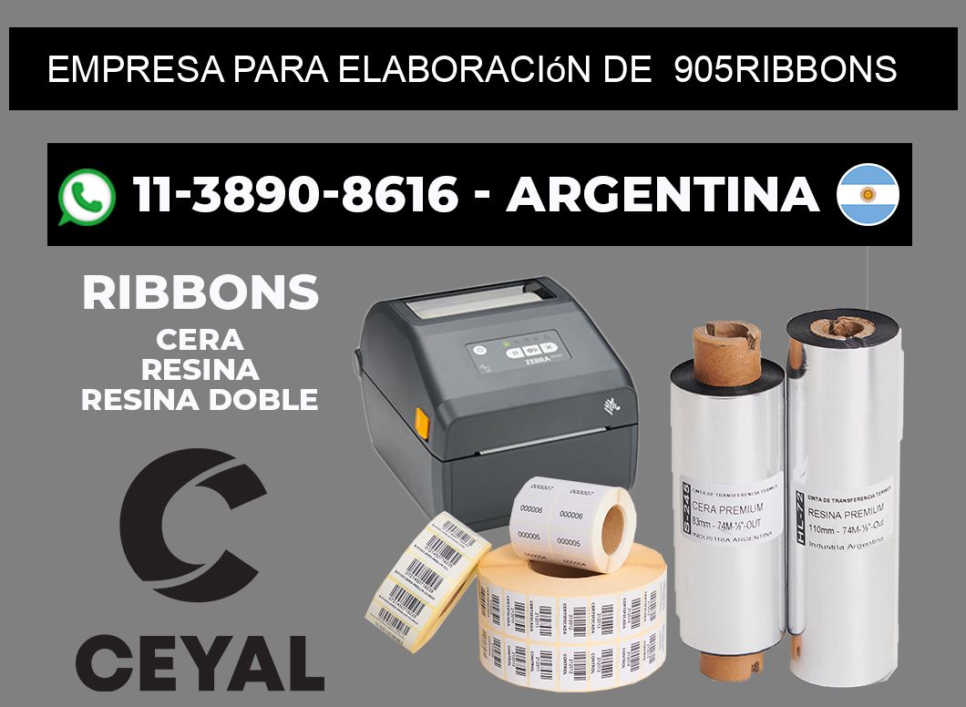 empresa para elaboración de  905ribbons
