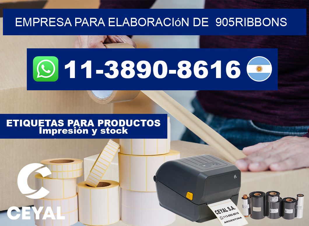 empresa para elaboración de  905ribbons