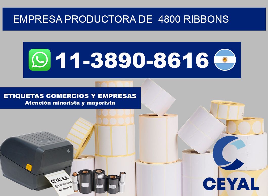 empresa productora de  4800 ribbons