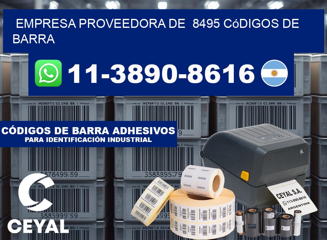 empresa proveedora de  8495 códigos de barra