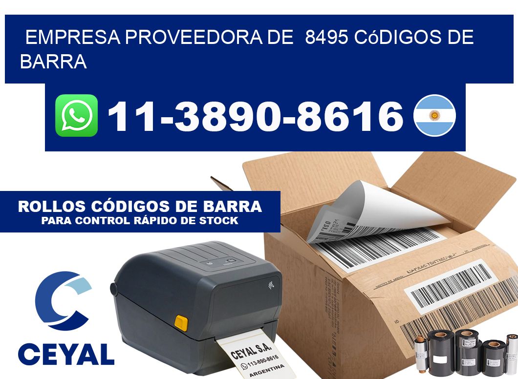 empresa proveedora de  8495 códigos de barra