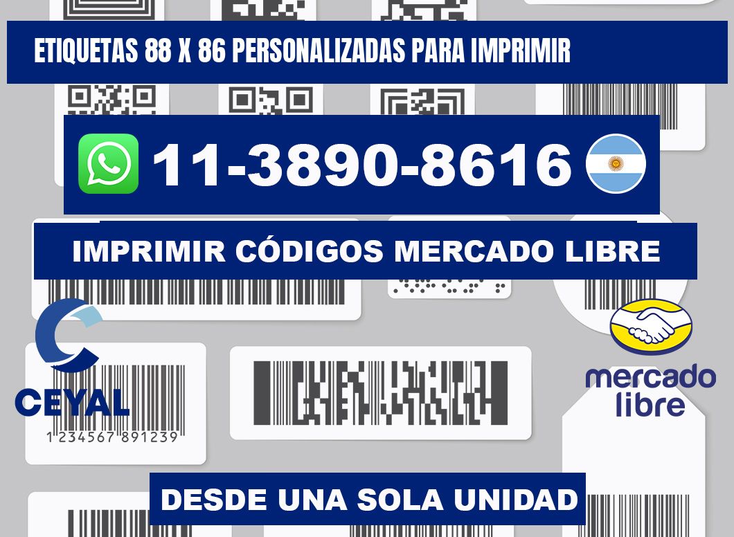 etiquetas 88 x 86 personalizadas para imprimir