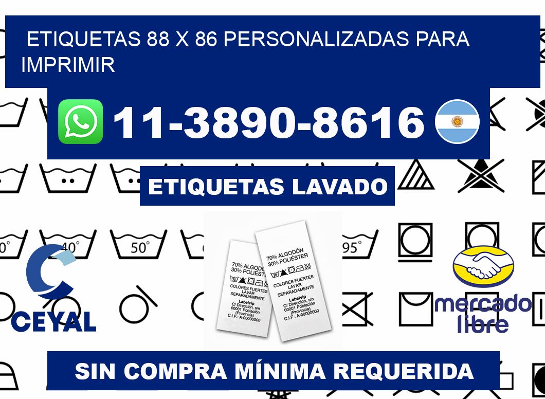 etiquetas 88 x 86 personalizadas para imprimir