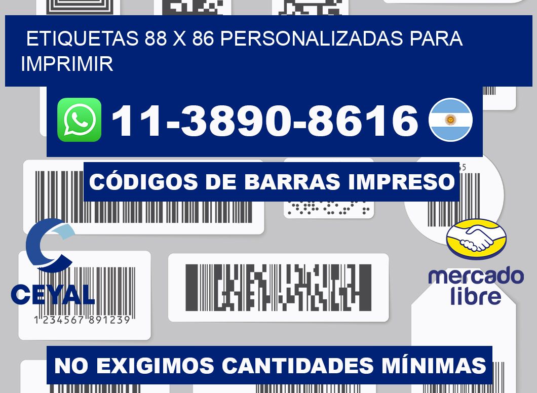 etiquetas 88 x 86 personalizadas para imprimir