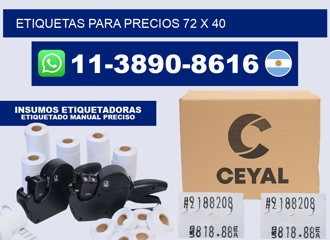 etiquetas para precios 72 x 40