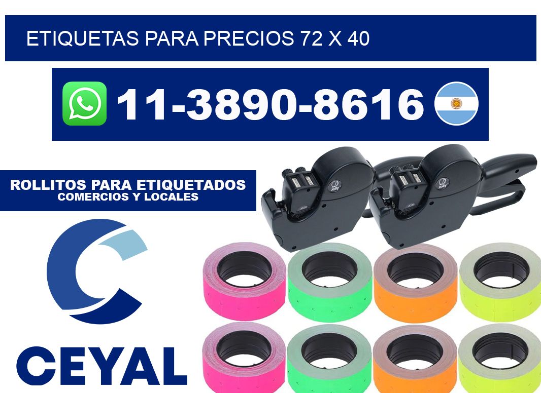 etiquetas para precios 72 x 40