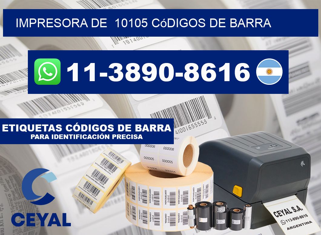 impresora de  10105 códigos de barra