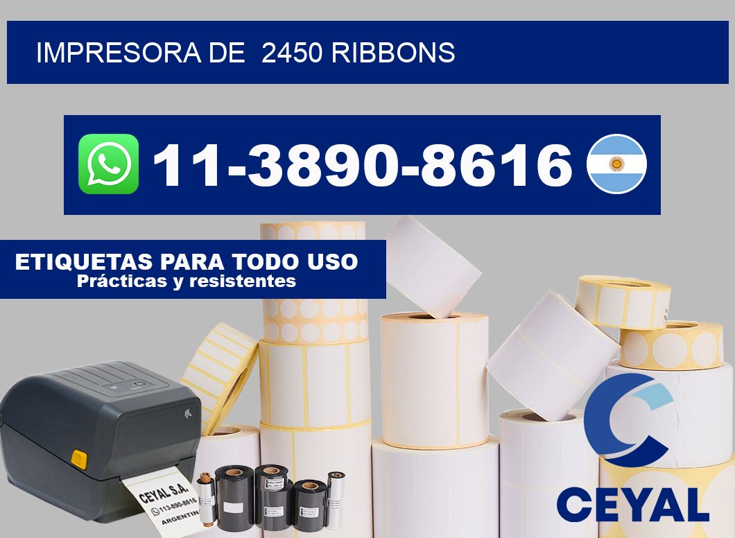 impresora de  2450 ribbons