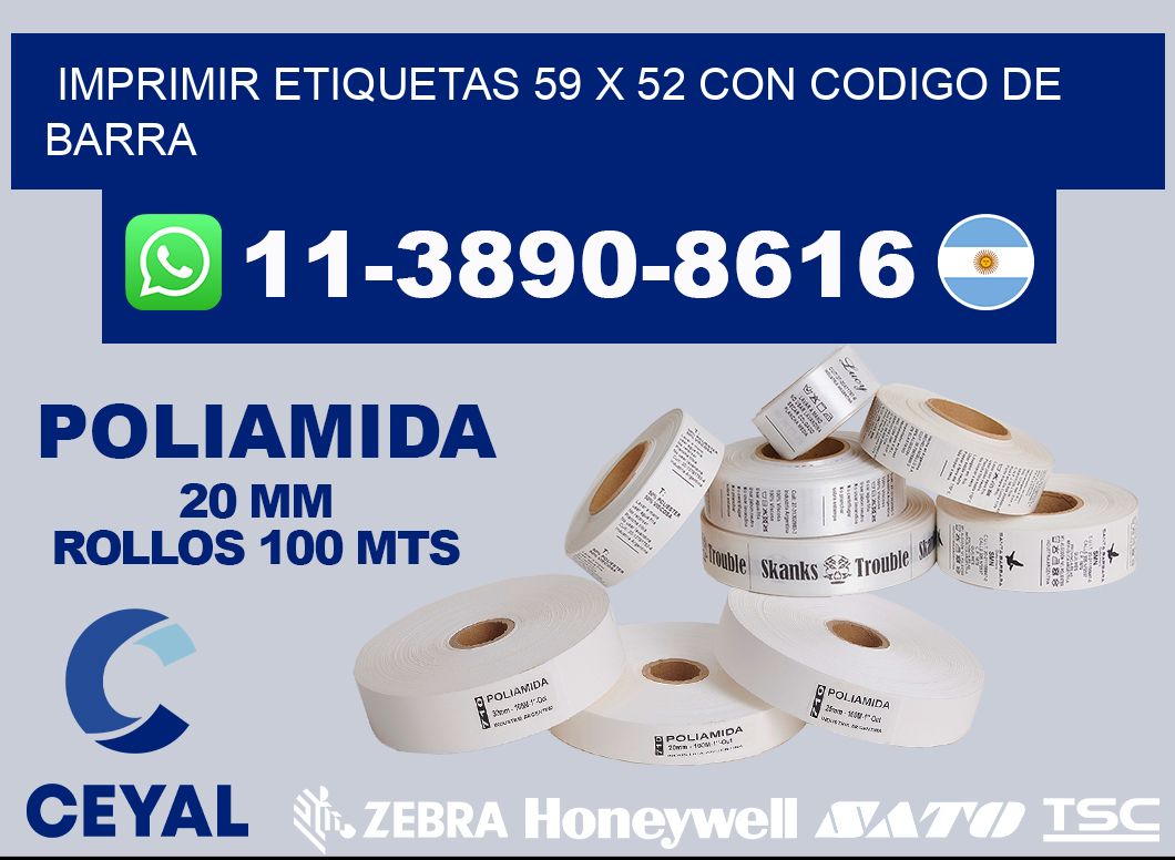 imprimir etiquetas 59 x 52 con codigo de barra