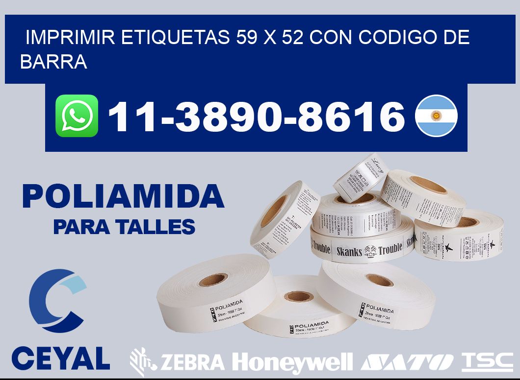imprimir etiquetas 59 x 52 con codigo de barra