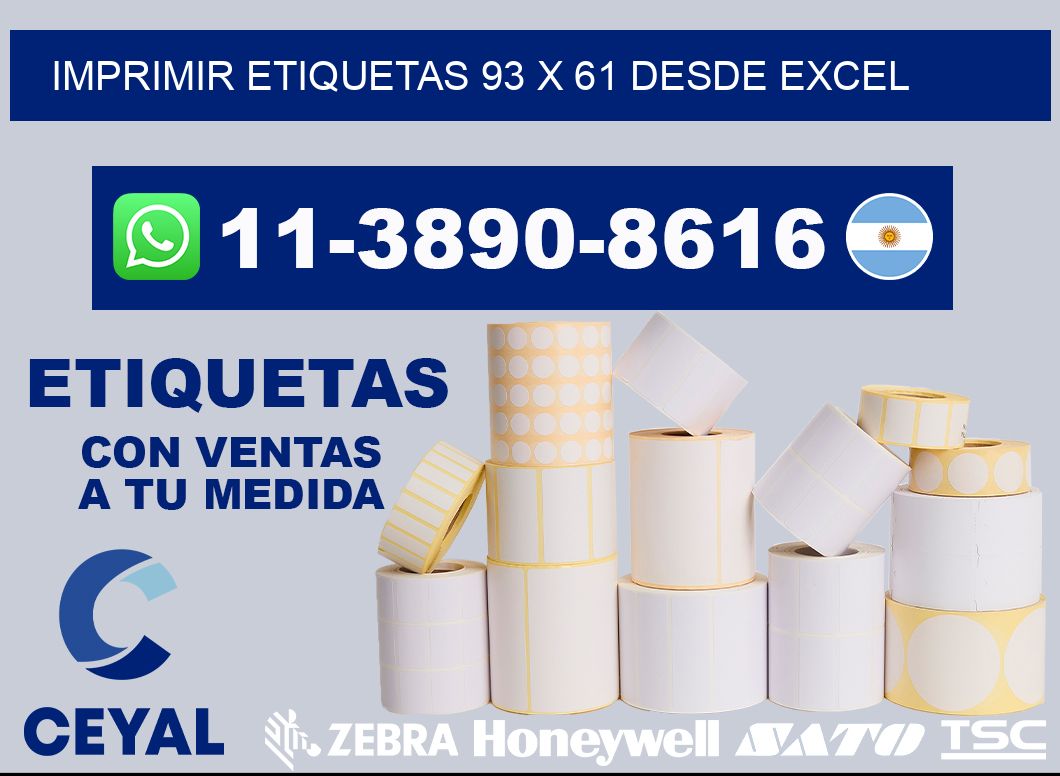 imprimir etiquetas 93 x 61 desde excel