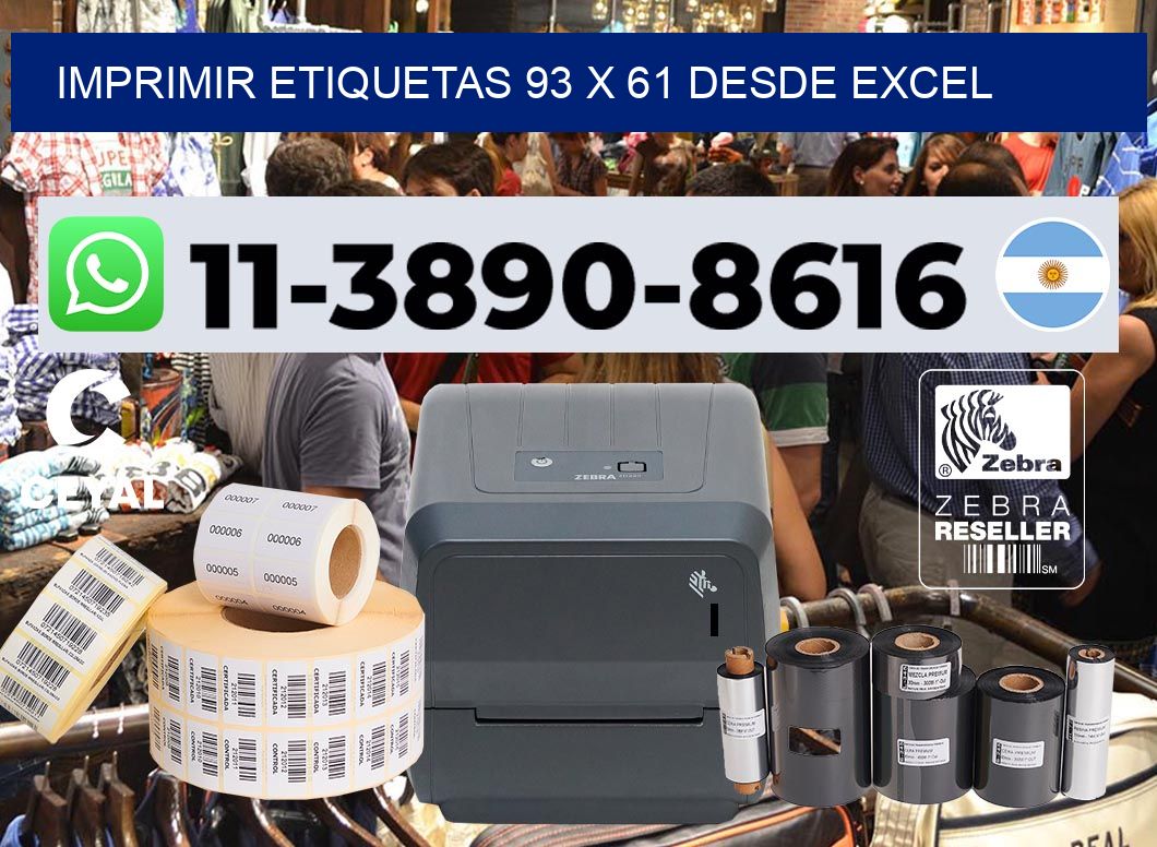 imprimir etiquetas 93 x 61 desde excel