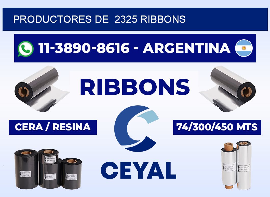 productores de 2325 ribbons